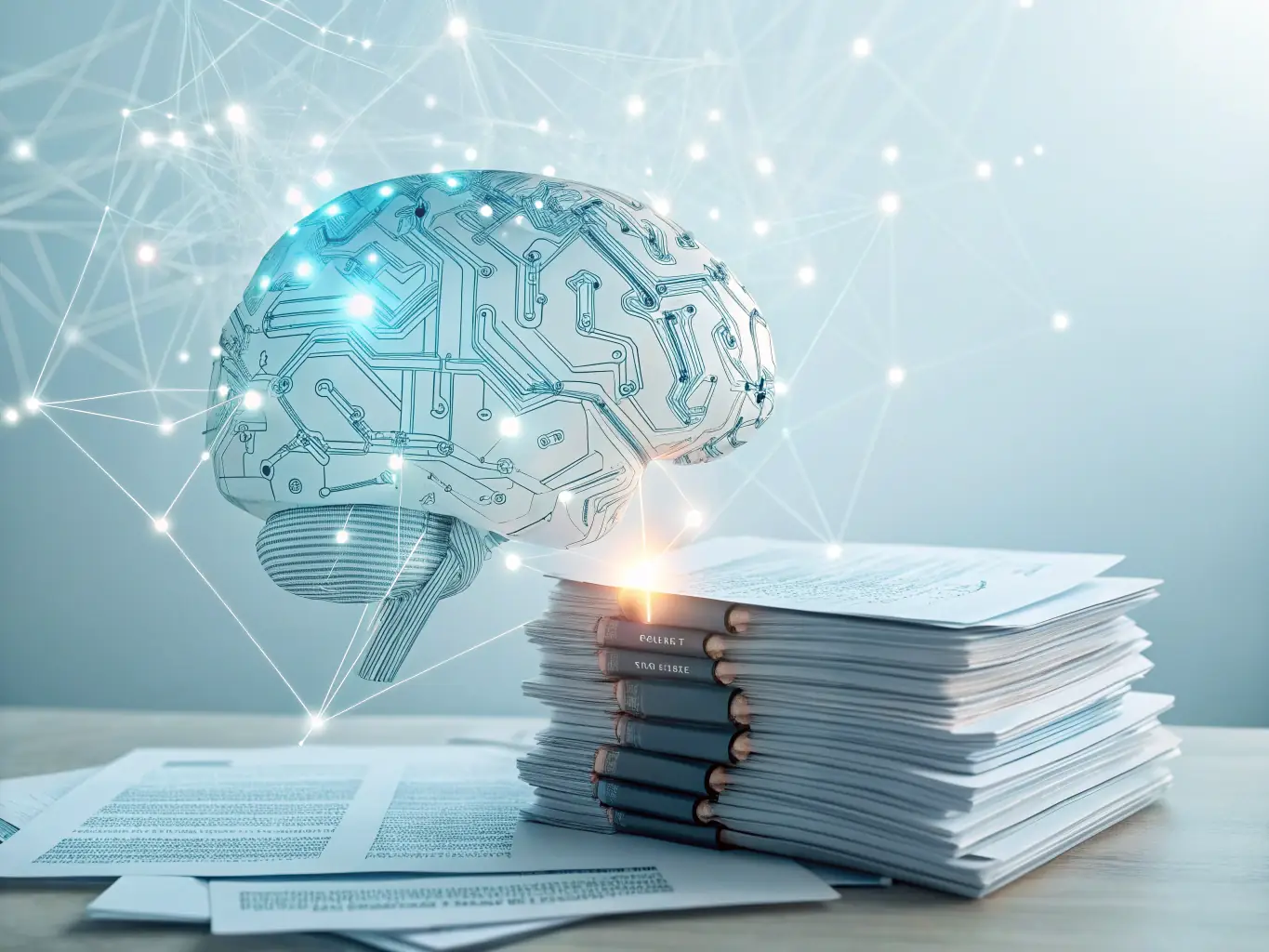 A digital illustration depicting an AI brain optimizing payment routes across various global currencies and financial institutions, symbolizing intelligent payment routing.